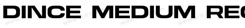 DINCE Medium Regular字体转换